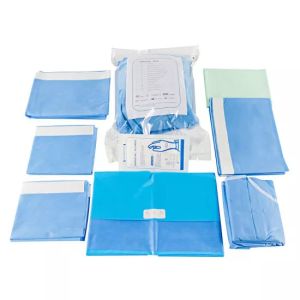 China Disposable Customized Surgical Delivery Drape Pack with CE ISO on sale