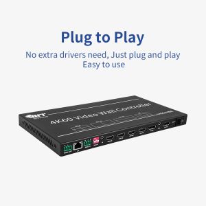 Best Sellers Vertical Screen Splicing 4S Store 1X7 1X4 1X3 Video Wall Processor