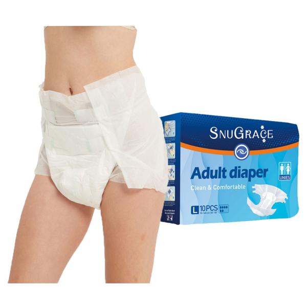 Buy Fluff Pulp Soft Cotton Tape Adult Diapers for Incontinence Management and Comfort at wholesale prices