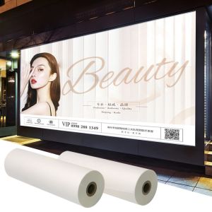 Waterproof Front Print Backlit Film 210 Microns PET Film For Advertisement