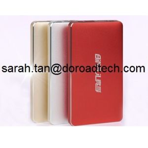 China Factory Direct Hot Selling 12000mAh Fashionable Portable Ultrathin Metal Power Bank on sale