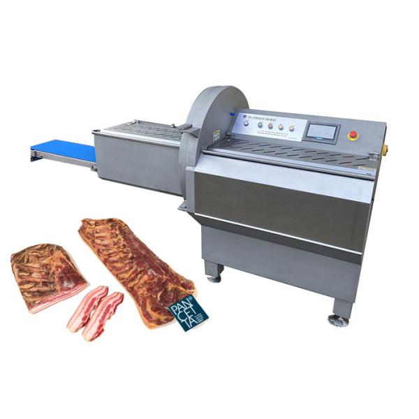 Buy Smoked Bacon Pancetta Meat Slicing Machine 200pcs / Min at wholesale prices