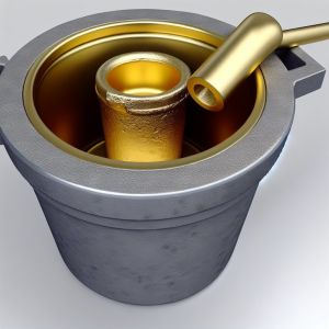 Industrial-Grade Gold Melting Crucible with Silicon Carbide Graphite Constructio