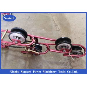 4 Bundle Overhead Power Line Aluminium Alloy Aerial Trolley