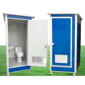 PVC Window Light Weight 40HC Portable Movable Toilet