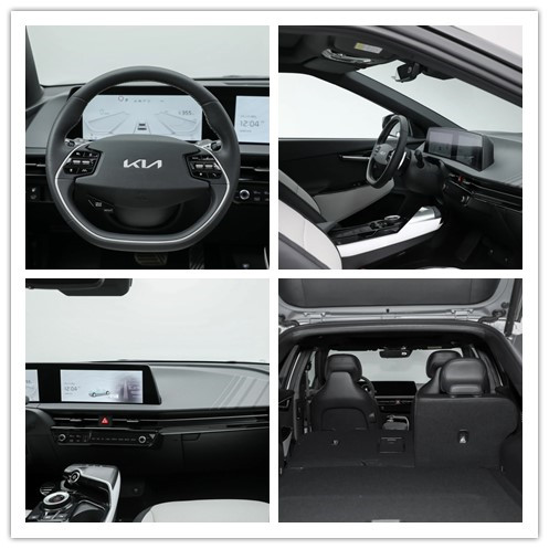 2023 Kia EV6 5-Door 5-Seat Pure Electric Car with 671KM Range and Gray Engine Type