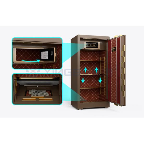 Dual Alarm Luxury Commercial Safe Box Fingerprint Lock For Security YB/ZY-120