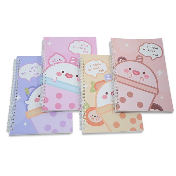 Soft Cover Personalised Custom Blank Kraft Paper Grid Notebook with Logo