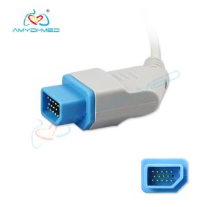 Nihon Kohden Reusable Spo2 Sensor 15 Pin Connector Customized Cable Length