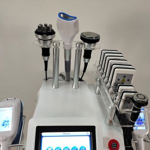 3 Handles Vacuum Cavitation Slimming Machine 5MHz Loss Weight