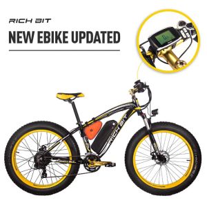 US EU STOCK All Terrain Fat Tire Electric Bike 1000w Brushless Motor 17Ah RICH