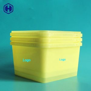 Microwavable IML Tubs BPA Free Environmentally Friendly Without Handle