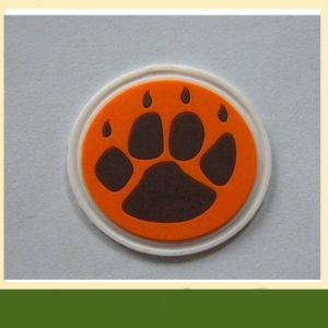 Garment accessories customized pvc patches 3d silicone rubber garment label