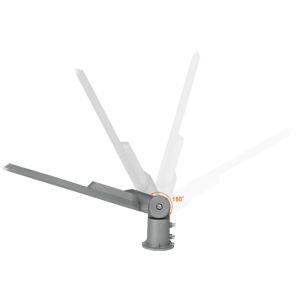 LiFePO4 Battery IP65 6500K 100w Solar Street Light