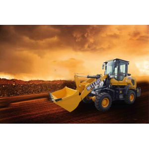 Yunnei Engine Powered Wheel Loader Machine 60kW 1.0m3 Bucket