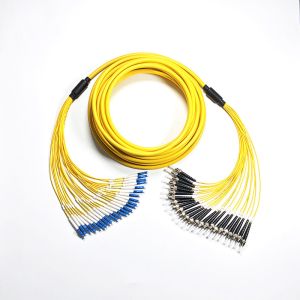 Customized ST Fiber Optic Patch Cord with UPC/APC Polished for FTTH PON OAN WAN