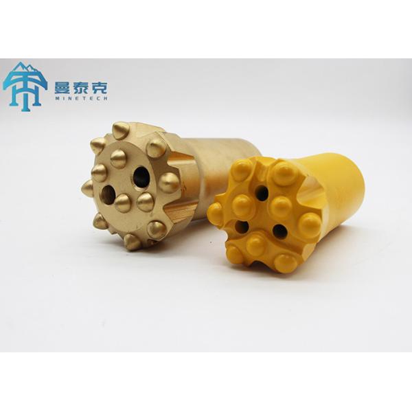 Spherical Thread Button Bit with 3 Flushing Holes for Mining and Quarrying CNC