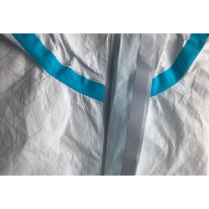 Non - Woven Fabric Safety Disposable Protective Suit Full Body Protection