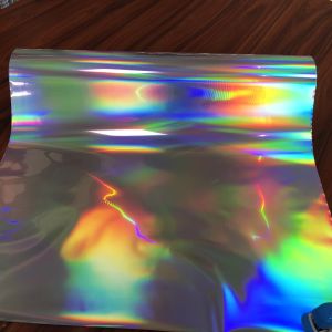 Holographic Metallized PET Thermal Lamination Film for Commercial Packaging