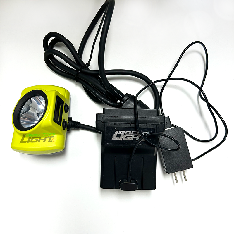 Big Battery Capacity Led Lamp for Helmet 14Ah High Beam Miners Lamp 100000hrs
