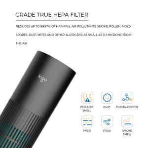 Removes PM2.5 Car Air Purifier Ionizer 10 Million Negative Ions Kills 99.9%