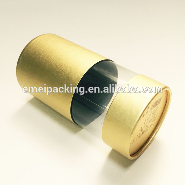 Cosmetic Recyclable 90mm Diameter Clear PVC Tube Packaging