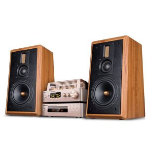 100W Wireless Bookshelf Speakers with High Density Audio Crossover in Modern