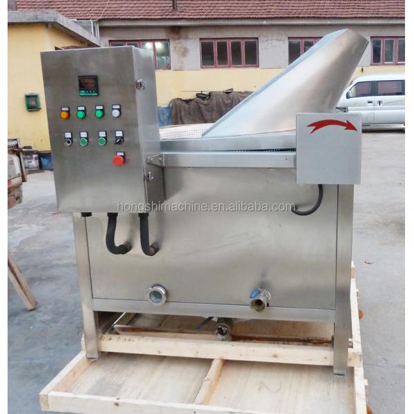 Electricity gas heating meat potato chips oil fryer machine,snack food oil frying machine