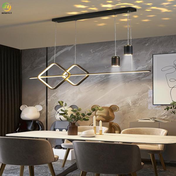 Home Hotel Metals Art Baking Paint Black G9 Modern Pendant Light