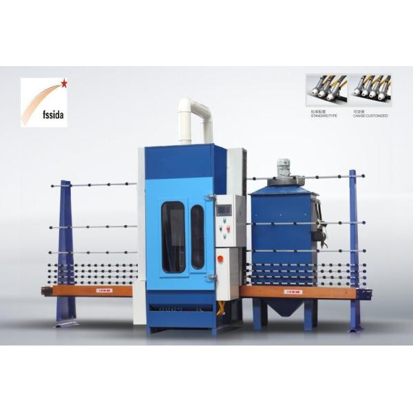 Buy Vertical Type Fully Automatic Glass Sander Sandblaster for Frosted Glass Processing at wholesale prices