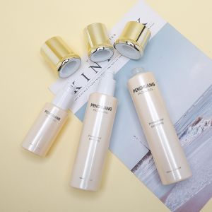 Screen Printing 30g 50g Cosmetic Packaging Set Screw Neck