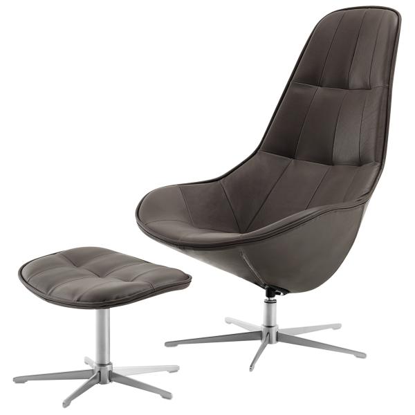 Buy Boston armchair with ottoman at wholesale prices