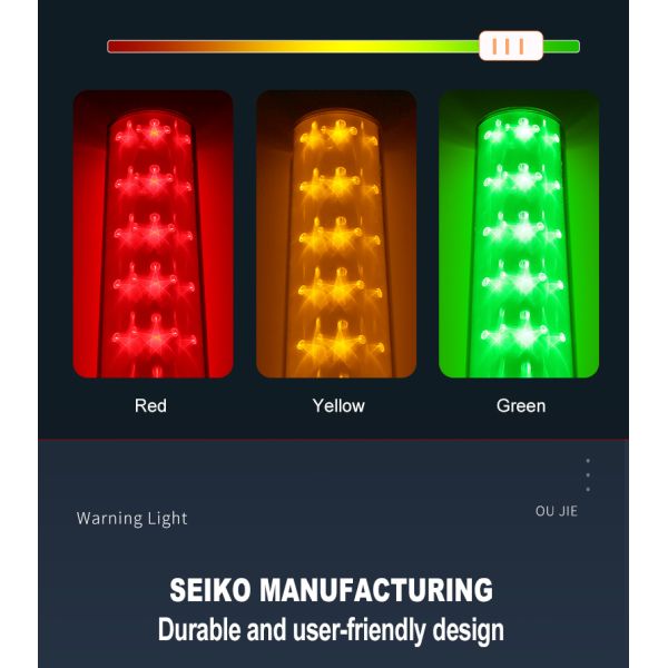 80lm/W Luminous 24V LED Warning Tower Light With 360° Beam Angle And Multi Color Flashing