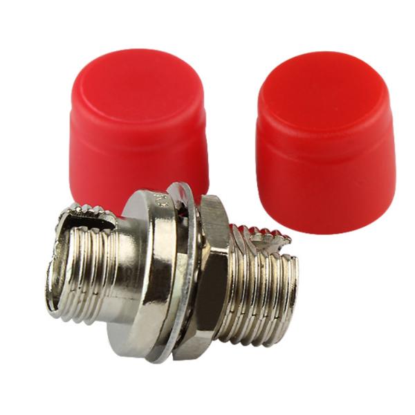 Red UPC Fiber Optic Cable Adapter , Fc Fiber Adapter Wave Length 1310/1550nm