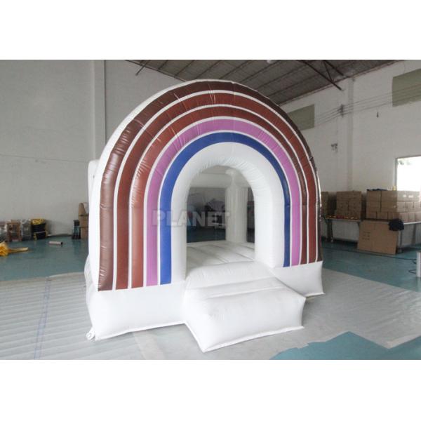 Buy Kids Children Toddler Bounce Castle Inflatable Jumper Bouncer Wedding Castle BOHO Rainbow Bounce House at wholesale prices