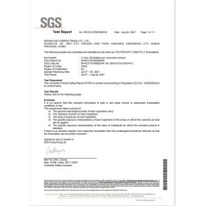 Henan Dailygreen Trade Co., Ltd. Certifications