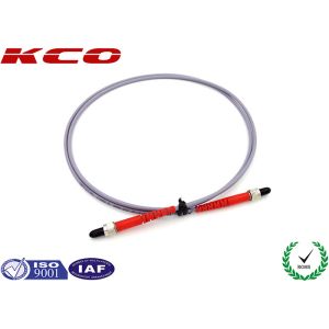 Multiple Mode Fiber Optic Patch Cord / SMA Fiber Optic Cable Metal Ferrule