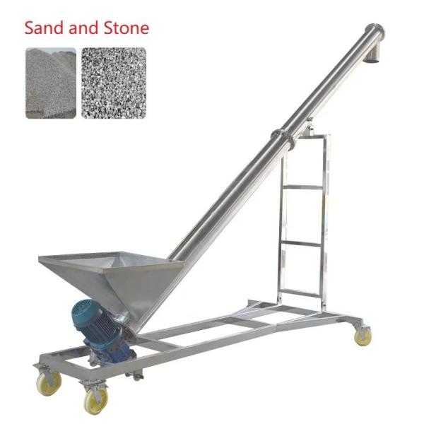 Compact Structure Powder Auger Feeder High Speed Screw Elevator Conveyor