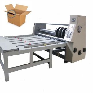 Chain Manual Feeder Rotary Slotter Machine For Carton Box Making
