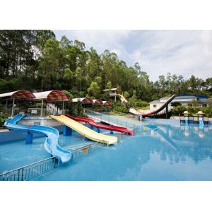 1.8m 200sq.M Family Hillside Combined Spiral Water Slide