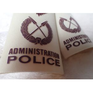 China High Density Screen Printed Clothing Labels Police Shoulder Patches on sale