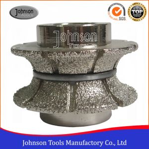 Full Bullnose Vacuum Brazed Diamond Tools Hight Efficiency No.20