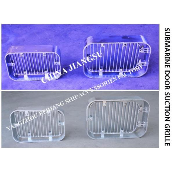 Buy Marine hot-dip galvanized suction grille-submarine door suction grille-rectangular strip suction grille A200 CB615 at wholesale prices