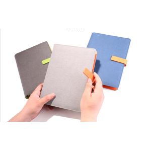 High quality colorful cover optional PU leather hardcover ring binder planner