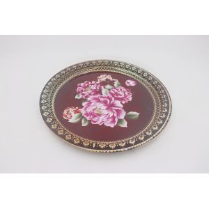 China 40cm Stainless Steel Food Dishes Cookware Kitchen Accessories Decorative Plate on sale