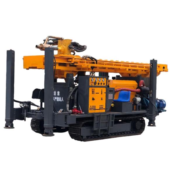 Steel Crawler Mounted Rotary 400M Portable Water Drilling Rig