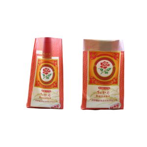 Die Cut Handle Wheat Flour Packaging Bags Transparent Material Laminated