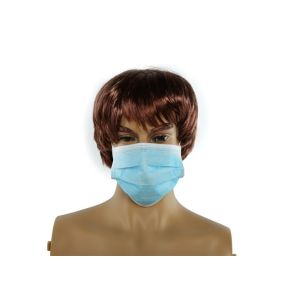 Blue  Disposable Dust Mask Without Glass Fibers Disposable Earloop Face Mask