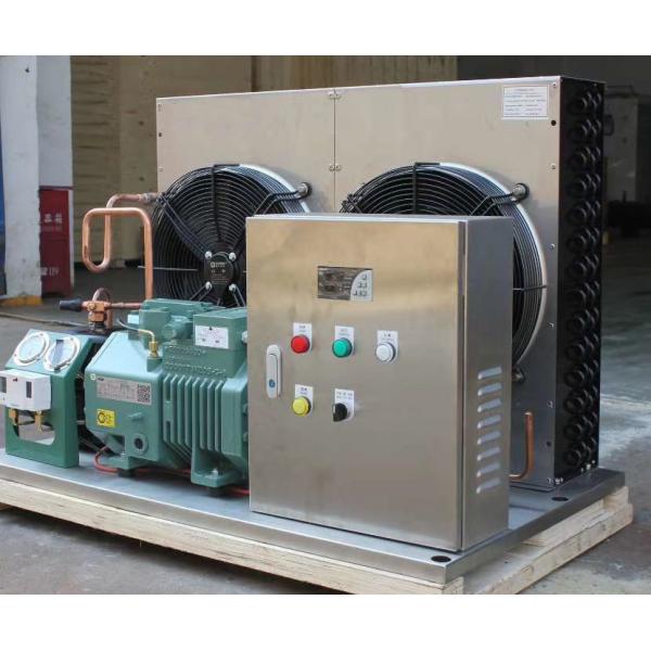 Buy R134a R407 Air Cooled Refrigeration Unit 3210W Freezer Room Condensing Unit at wholesale prices