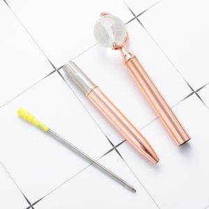 2022 Style Creative Globe Pen with Custom Metal Logo and Heat Sensitive Erasable
